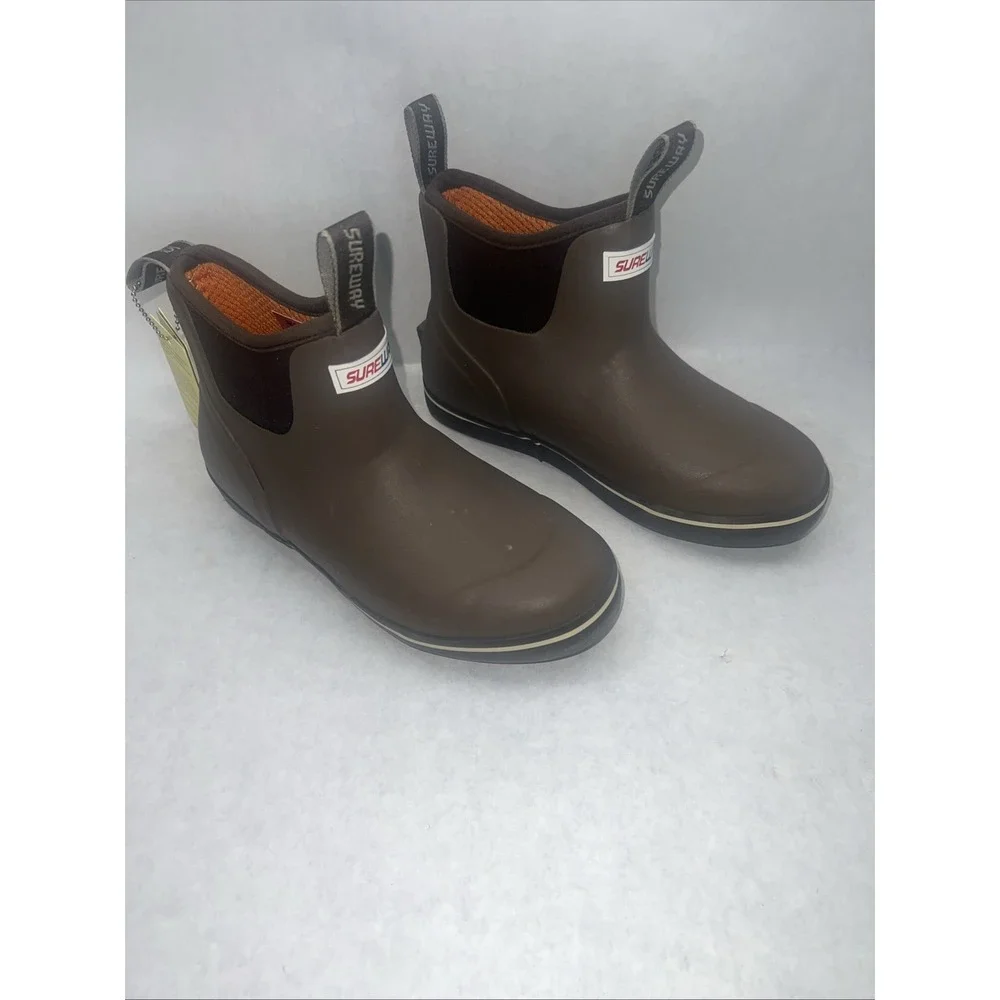 Sureway 500 Deck Boot Chelsea Waterproof Slip Resistant  Womens 6 Chocolate